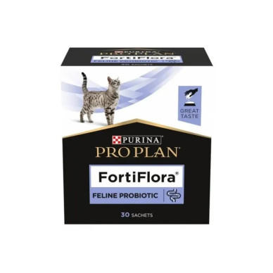 Purina Pro Plan Feline FortiFlora – Supliment Probiotic pentru Pisici – 30 Plicuri x 1 g